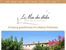 Tablet Screenshot of bed-breakfast-gordes.com